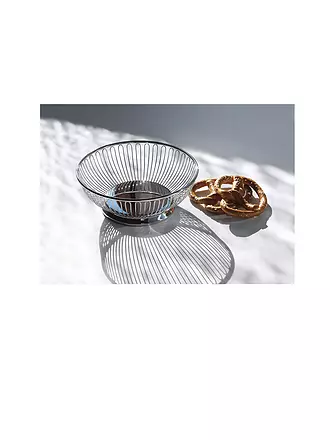 ALESSI | Cesta de alambre redonda de 20 cm de acero inoxidable |